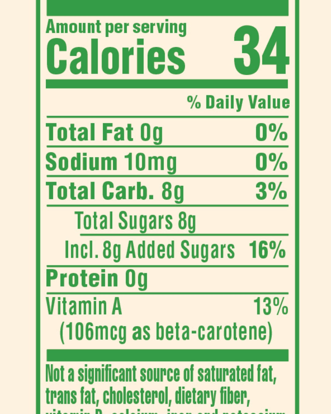 Mountain Hippie Soda Co. Bubble Lemonade Nutrition Facts